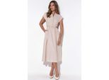 Strukturiertes Maxikleid Mit GüRtel