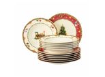 Seltmann Weiden Tafelservice Marieluise Weihnachtsnostalgie 12-Tlg.