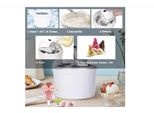 Professionelle Eismaschine - - Softeismaschine für zu Hause - Joghurtbereiter und Eismaschine für Eis - Gelato und Sorbet - 1,5l Eiscreme