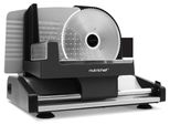 NutriChef Allesschneider Elektrisch 200W – Brotschneidemaschine 19cm, 0–15mm Sch