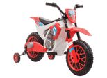 HOMCOM Elektro Kindermotorrad 3-8 km/h 2 Stützräder ab 3 Jahre Rot+Weiß