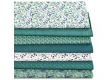 Patchwork- Und Quiltpaket "Eukalyptus", GrüN-Color
