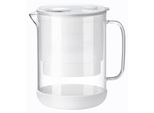 Wasserfilterkanne aus Glas, 2,5 L, 5-Stufen-Filter, NSF-