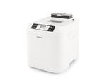 H.Koenig BAKE340 Brotbackautomat, 12 Programme, 2 Brotgrößen, Startzeitvorwahl und Warmhaltefunktion, LCD-Display, 550 Watt, Weiß