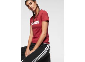 Adidas T-Shirt, dunkelrot, Gr.L