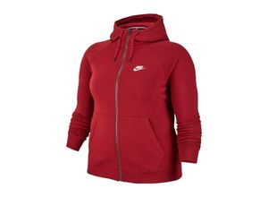 Nike Sportswear Kapuzensweatjacke, dunkelrot, Gr.XXXL