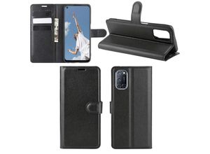 Wigento Handyhülle Für Oppo A72 / A52 Handy Tasche Wallet Premium Schutz Hülle Case Cover Etuis Neu Zubehör