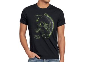 style3 Print-Shirt Herren T-Shirt Alien Nightmare xenomorph ripley Horror Sci-Fi Film Kino ridley