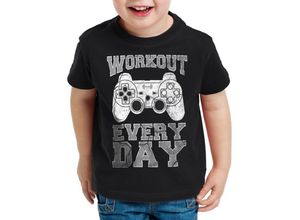 style3 Print-Shirt Kinder T-Shirt Workout Gamer play sport station kontroller konsole gym game fun