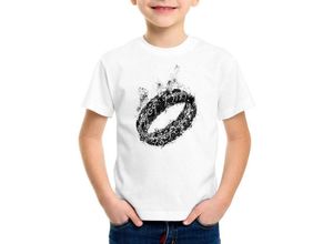 style3 Print-Shirt Kinder T-Shirt Eine Ring Der Lord Neuseeland ringe Triologie Herr Auenland frodo