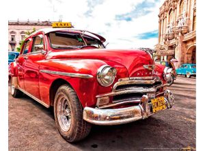 Papermoon Fototapete Old Cuba Car, glatt, bunt