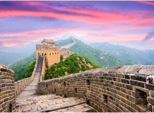 Papermoon Fototapete Great Wall of China, glatt, bunt