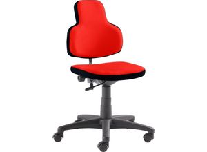 Mayer Sitzmöbel Bürostuhl Kinderdrehstuhl myONE, mitwachsend, rot|schwarz