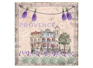 Artland Wandbild Provence-meine Liebe, Blumen (1 St), als Alubild, Outdoorbild, Leinwandbild in verschied. Größen, rosa