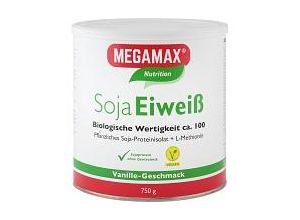 MEGAMAX Soja Eiweiß Vanille Pulver 750 g