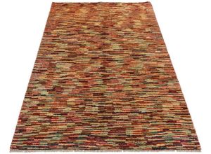 Wollteppich Streifen Multicolore 179 x 117 cm, morgenland, rechteckig, Höhe: 8 mm, Handgeknüpft, bunt