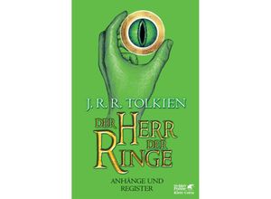 Der Herr der Ringe, Anhänge und Register - J.R.R. Tolkien, Kartoniert (TB)