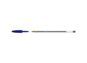 Vorteilspack Kugelschreiber mit Kappe BIC® Cristal® Original, 0,4 mm, blau, 100 Stück