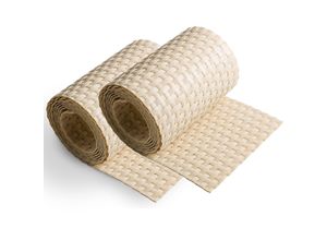 Grasekamp Sichtschutzstreifen 255x19cm beige - 2 Stk.