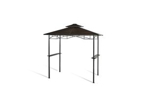 Grasekamp Hardtop BBQ Grill Pavillon 1,5x2,4m Doppelstegplatten Polycarbon Grillpavillon