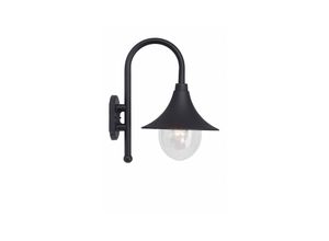 BRILLIANT Lampe Berna Außenwandleuchte schwarz 1x A60, E27, 60W, geeignet für Normallampen (nicht enthalten) IP-Schutzart: 44 - spritzwassergeschützt