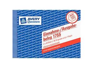 Avery Zweckform AVERY® Zweckform Einnahme-/Ausgabebeleg Nr. 1755