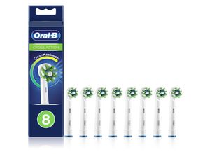 Oral B Cross Action CleanMaximiser toothbrush replacement heads 8 pc