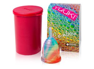 Yuuki Rainbow Jolly 1 + cup menstrual cup size small (⌀ 41 mm, 14 ml) 1 pc
