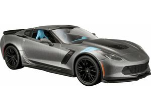 Maisto® Spielzeug-Auto Chevrolet Corvette Grand Sport 17, 1:24, grau, grau