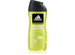 Adidas Pure Game shower gel for face, body, and hair 3-in-1 for men 250 ml