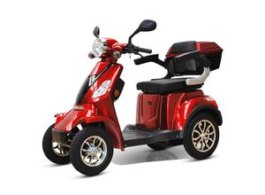 ECO ENGEL 510 E-Scooter 4 Räder 25 km/h Seniorenmobil, Rot - versch. Farben