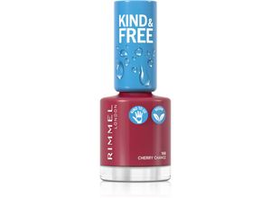 Rimmel Kind & Free nail polish shade 166 Cherry Chance 8 ml