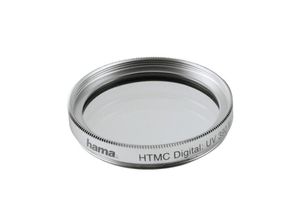 Hama UV-Filter 25mm HTMC vergütet Silber Objektivzubehör (Speer-Filter UV-Filter Kamera Objektiv DSLR SLR Systemkamera Camcorder)