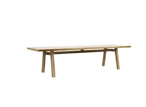 Natur24 Esstisch Esstisch Tisch Collier 190x90cm Eiche Massiv Tisch Designertisch