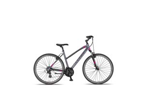 ALTEC Crossbike 28 Zoll Legarda Lady, grau-pink