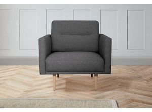 andas Sessel Brande, in skandinavischem Design, verschiedene Farben verfügbar, grau
