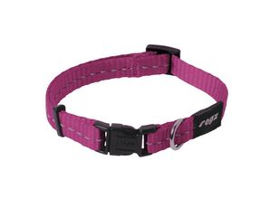 Rogz Utility Side Release Hundehalsband, Fanbelt Gr. L: Halsumfang 34 - 56 cm, pink