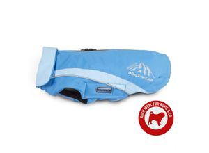 Wolters Skijacke Dogz Wear für Mops & Co., 40 cm Rückenlänge, Halsumfang: 47 cm, Brustumfang: 60 - 74 cm, azur blau/sky blue