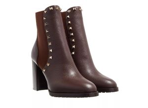 Valentino Garavani Boots & Stiefeletten - Rockstud Ankle Boot - in braun - Boots & Stiefeletten für Damen