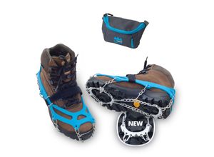 VERIGA Ice Track Schuhkrallen Eis Krallen Schuh Spikes Schnee Ketten Steigeisen Größe: XL (45-48)