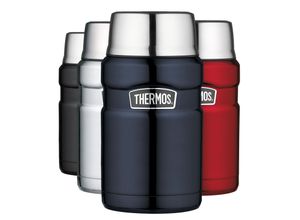 THERMOS Food Container King 0,7 L Thermo Behälter Isolierbehälter Essenbehälter Farbe: Stainless steel mat