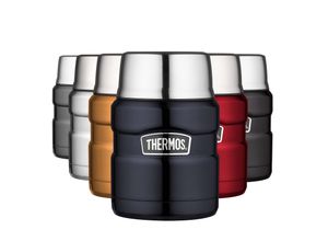 THERMOS Food Container King 0,47 L Thermo Behälter Isolierbehälter Essenbehälter Farbe: Cranberry