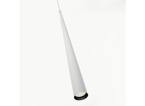 B.lux Lange LED-Hängelampe Micro S75, weiß