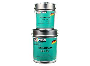 Samatec Harzfarbe Bodenbeschichtung BS95 Betonfarbe 2K Epoxidharz inkl. VSK