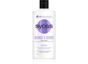 Syoss Blonde & Silver conditioner for blonde and grey hair 440 ml