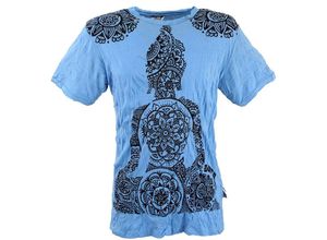 Guru-Shop T-Shirt Sure Herren T-Shirt Mandala Buddha