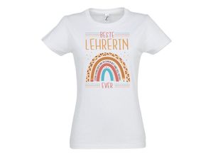 Youth Designz T-Shirt BESTE LEHRERIN EVER Damen Shirt Mit modischem Print