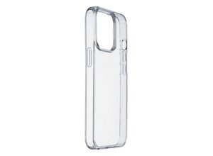 Cellularline Backcover Cellularline Hard Case CLEAR DUO iPhone 14 Pro, Transp., weiß