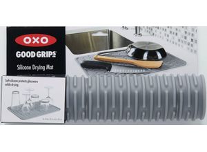 OXO Good Grips Abtropfmatte, Silikon, groß, grau