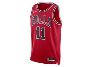 Chicago Bulls Icon Edition 2022/23 Nike Dri-FIT NBA Swingman Trikot für Herren - Rot
